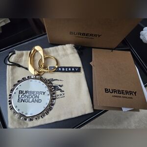 Burberry Beer Cap Logo Bag Charm/ Key Holder
